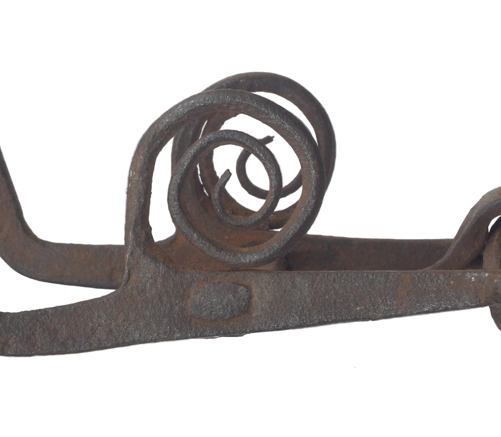 Antique African Ring Bit with Coiled Cheeks