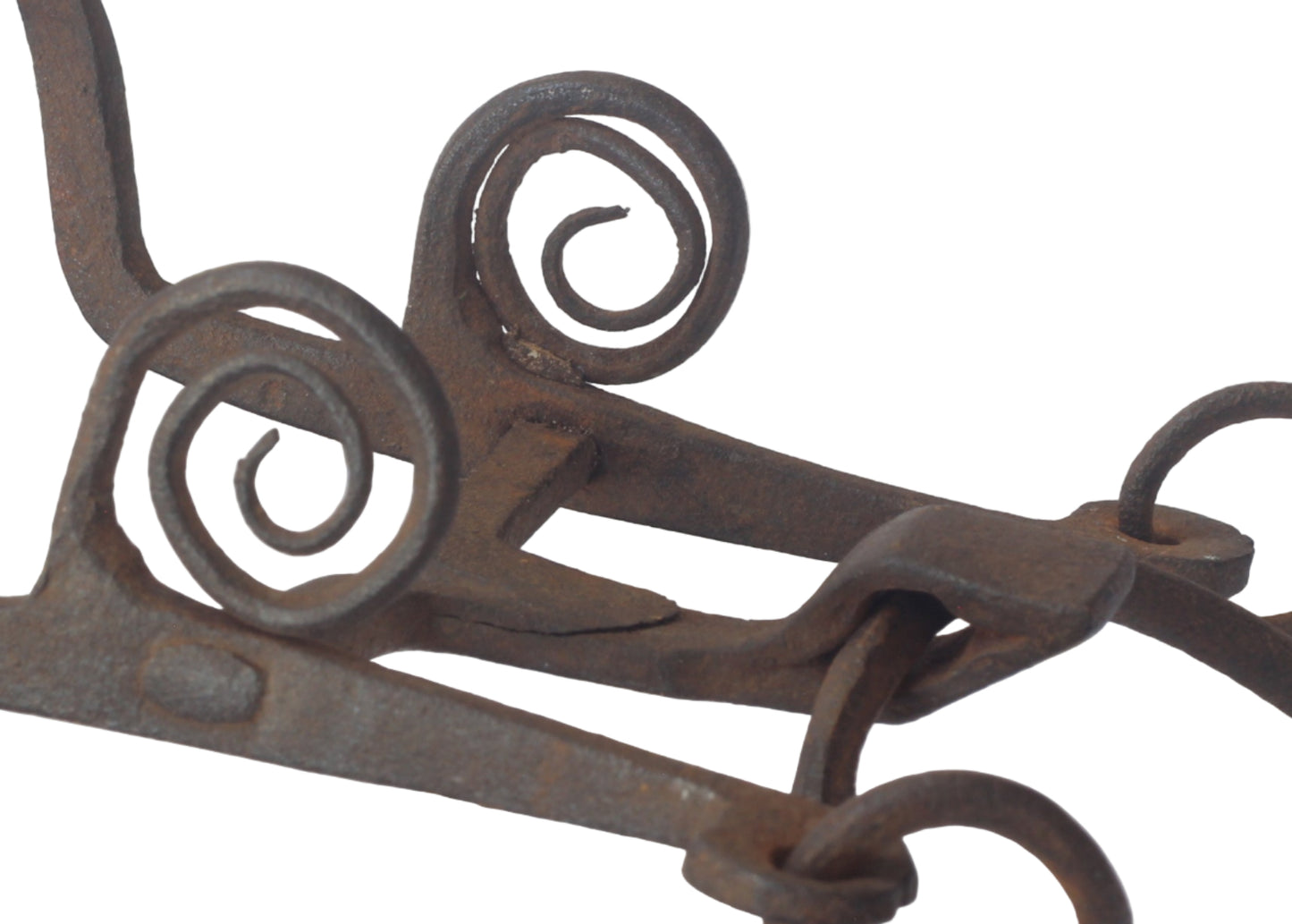 Antique African Ring Bit with Coiled Cheeks