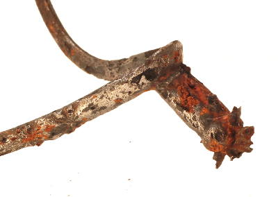 An Excavated 14th / 15th Century Rowel Spur with Hooks
