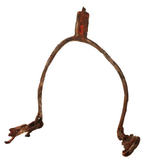 An Excavated 14th / 15th Century Rowel Spur with Hooks