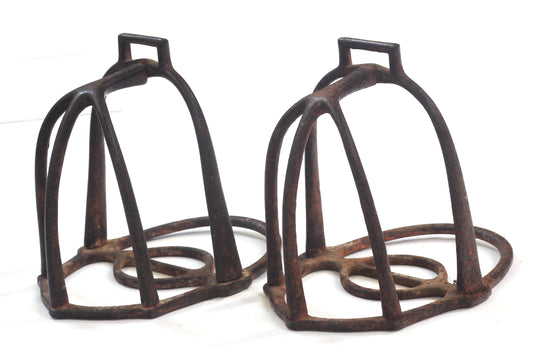 Pair of French Cage Stirrups
