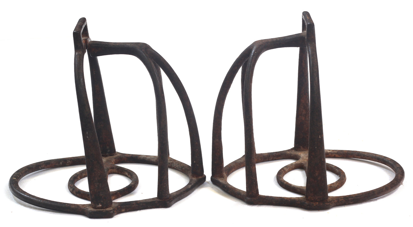 Pair of French Cage Stirrups