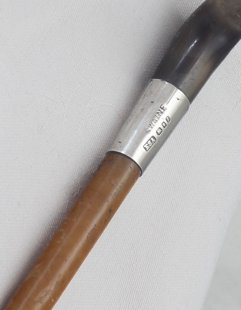 1961 Swaine Child's Hunting Crop with Horn Handle