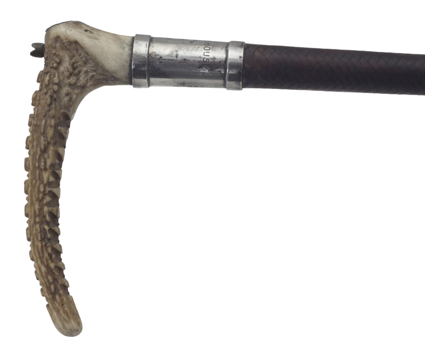 1929 Swaine & Adeney Ladies Leather Hunting Whip