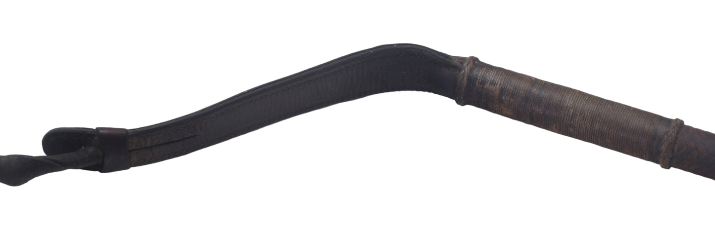 1929 Swaine & Adeney Ladies Leather Hunting Whip