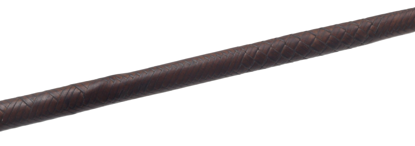 Antique Braided Leather Stock Whip
