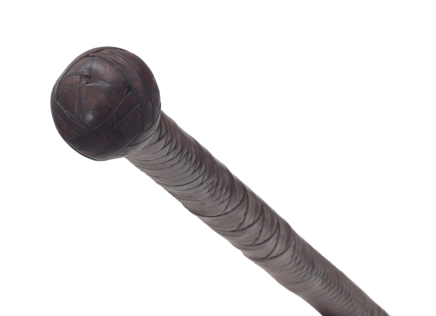 Antique Braided Leather Stock Whip