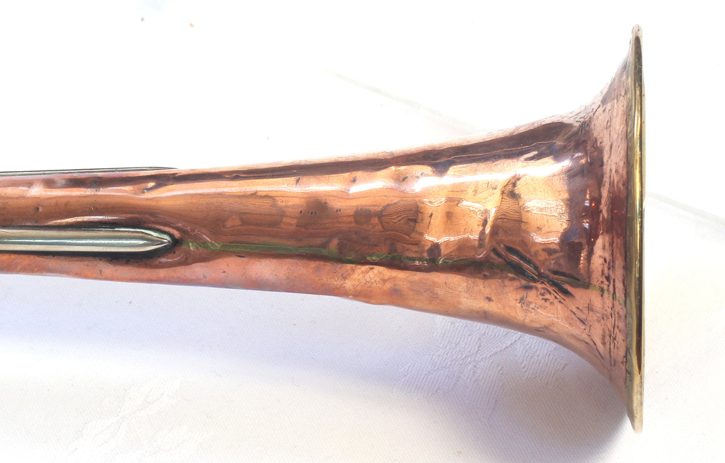 Antique Swaine & Co Ribbed Coach Horn