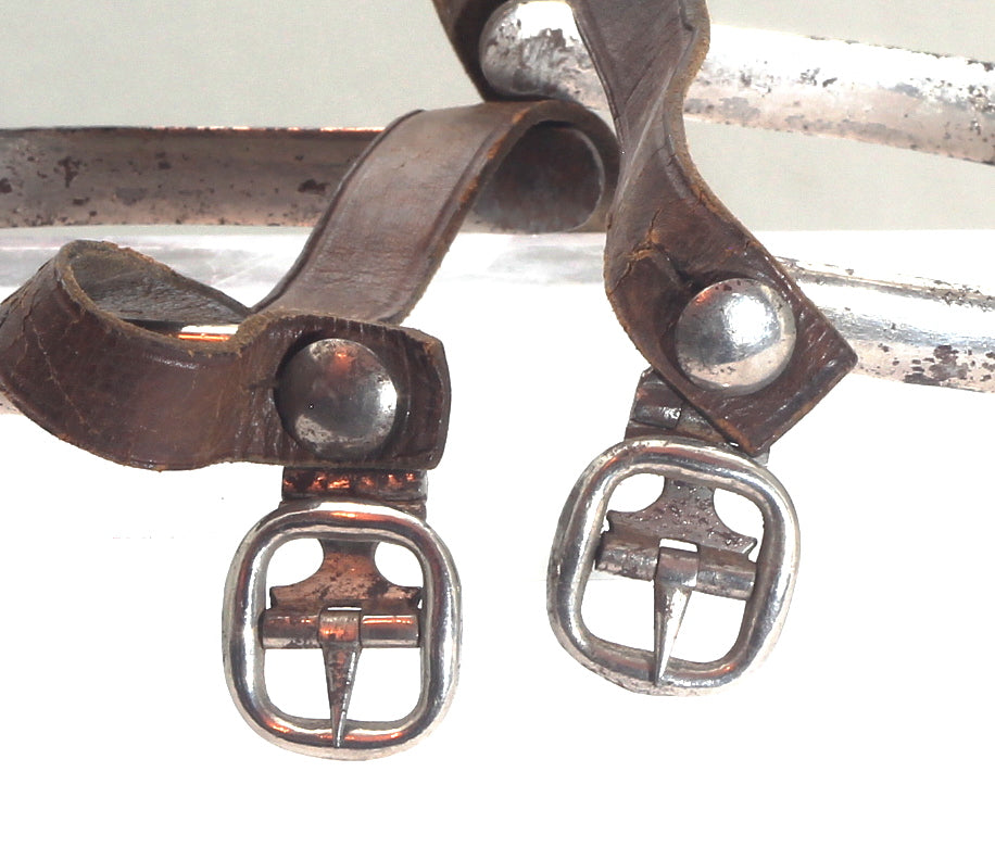 Pair of Heavy Swan Necked Spurs