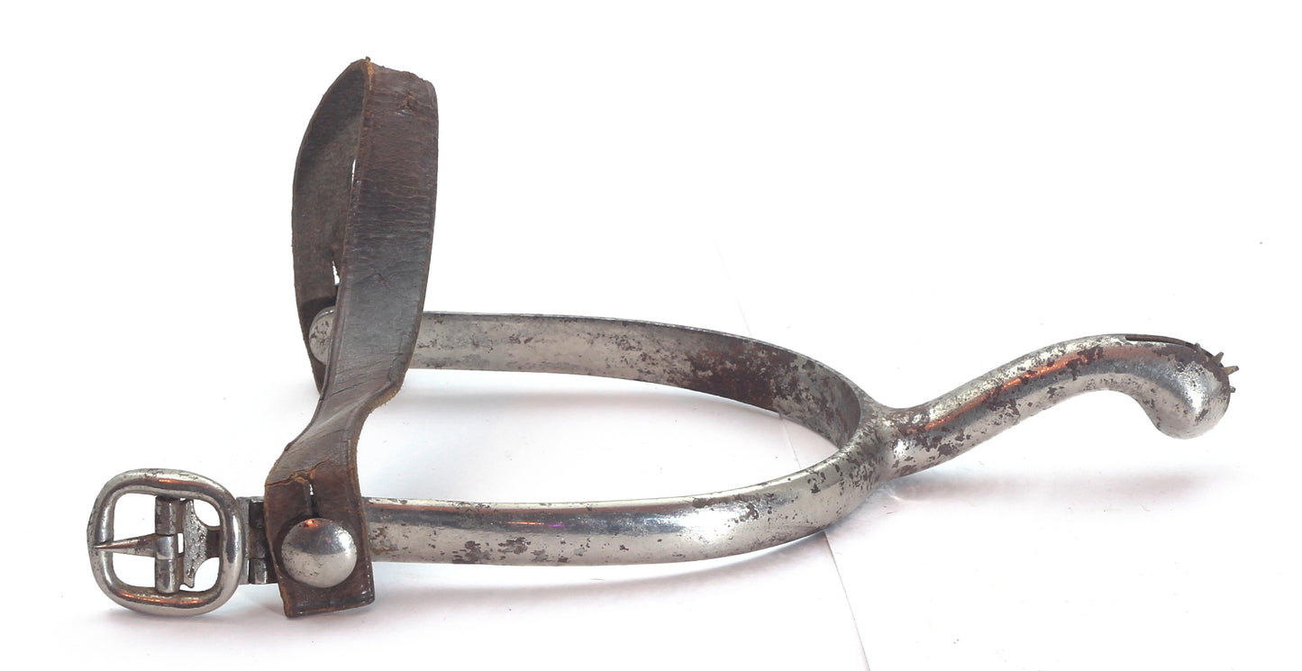 Pair of Heavy Swan Necked Spurs