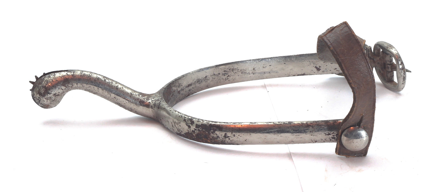 Pair of Heavy Swan Necked Spurs