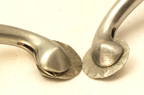 Pair of Swan Necked Box Spurs by Flack & Smith