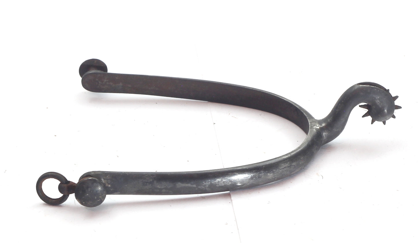 Pair of Antique Steel Spurs by Maxwell
