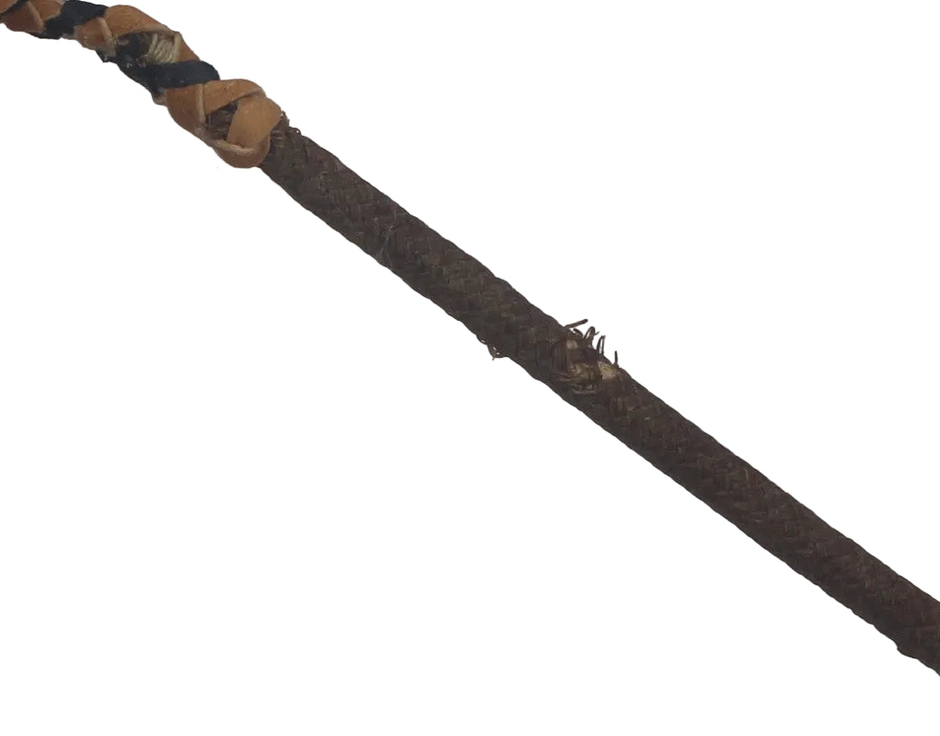 Antique Gents Park or Cutting Whip with Gilt Cap & Collar