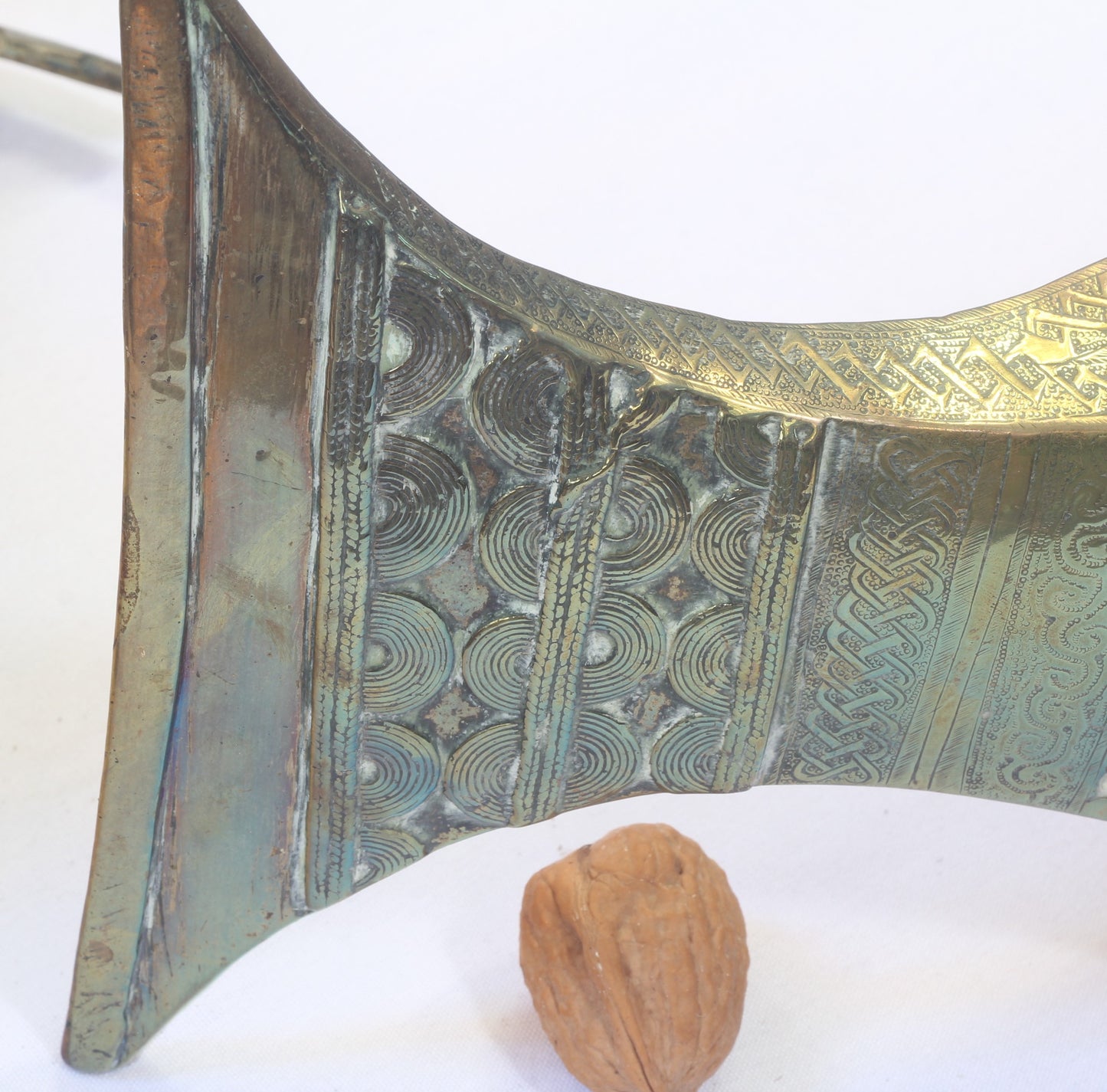 A Pair of Decorated African Hausa Stirrups