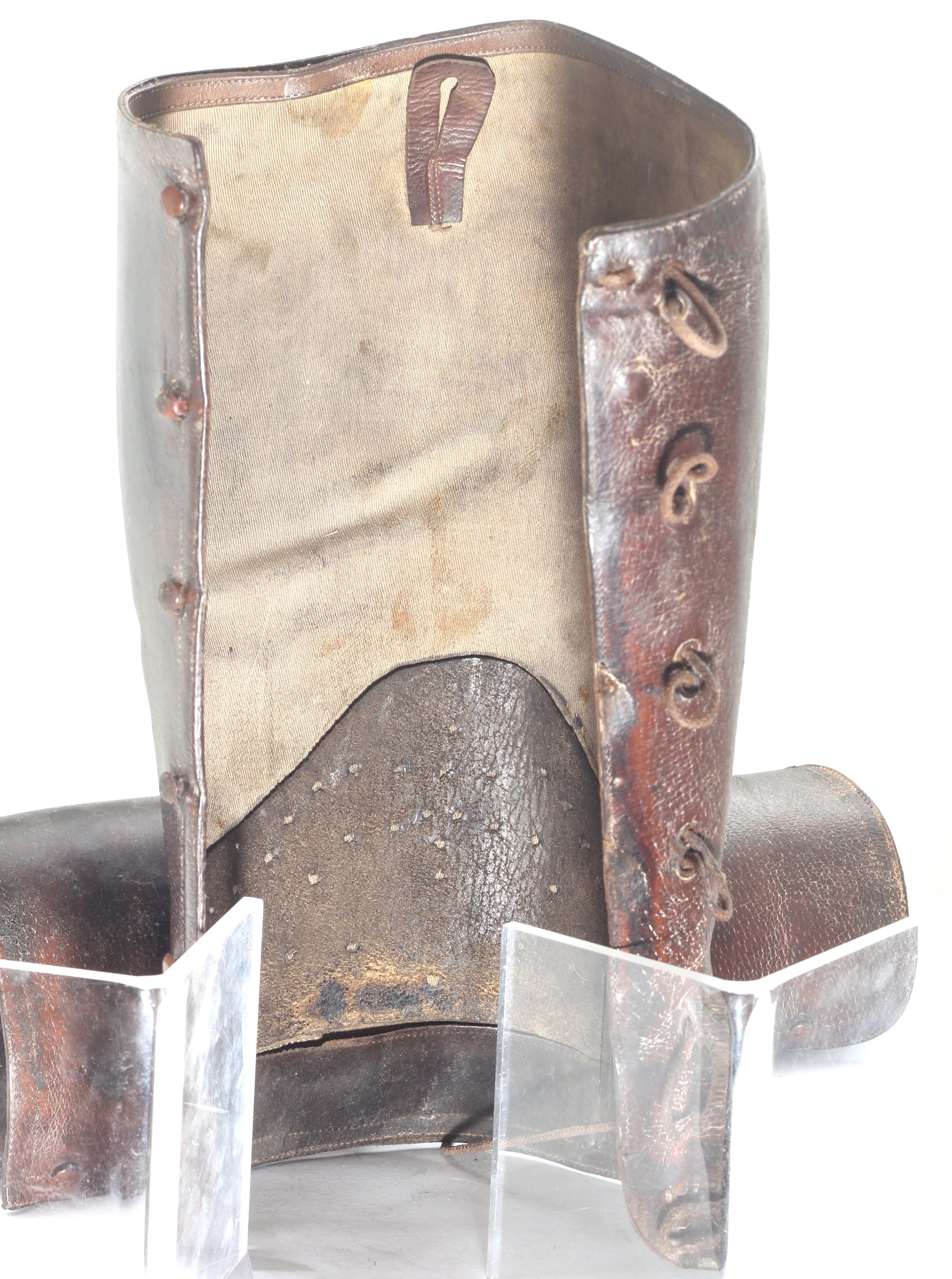 Vintage Leather Gaiters