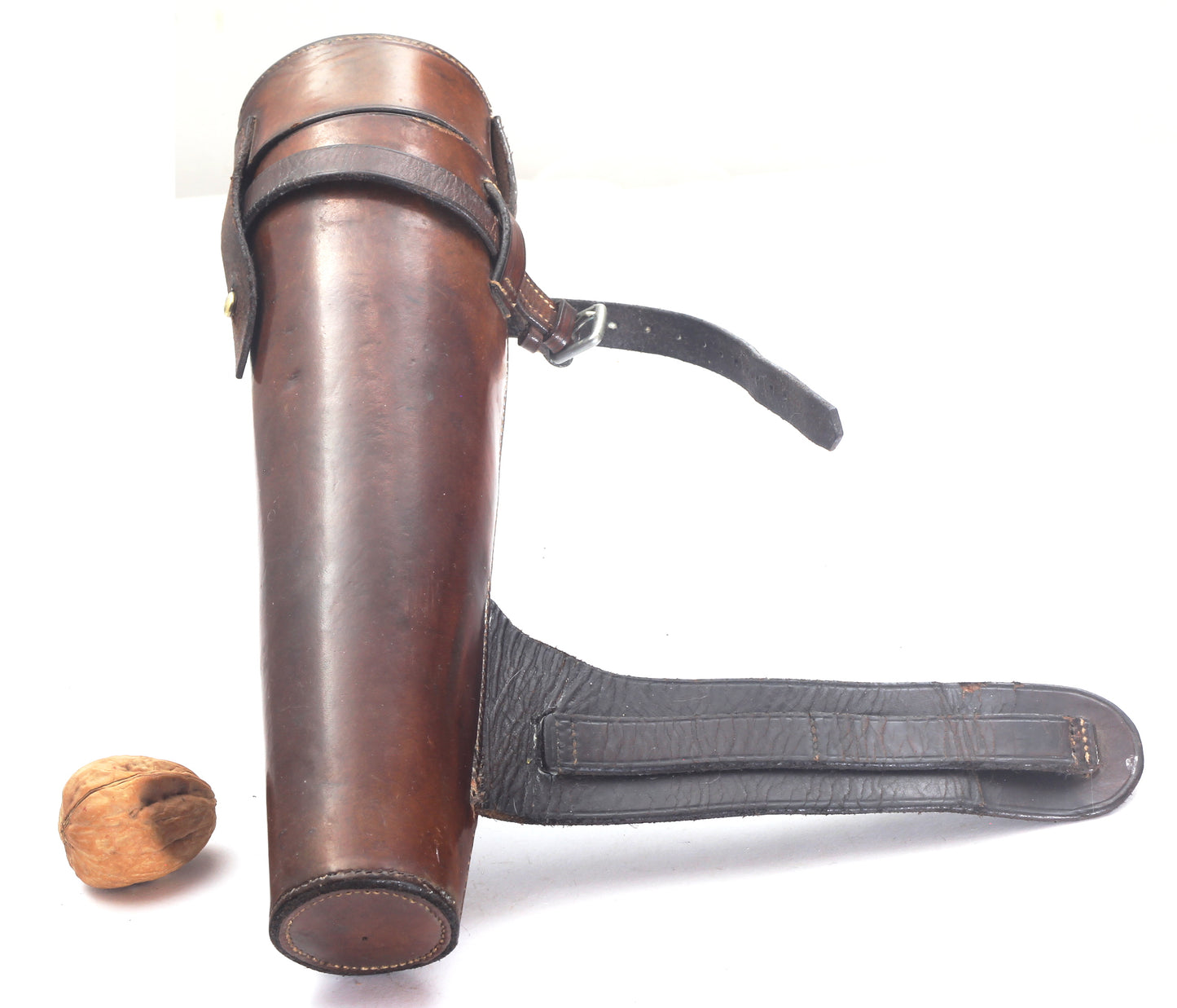 Early 20th Century Saddle Flask by John Yates (Flask195)