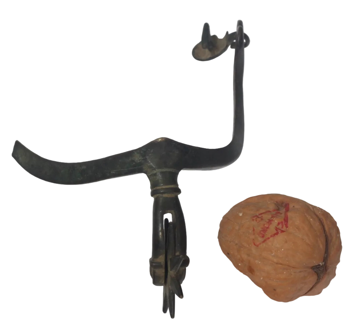 A Bronze 17th Century Rowel Spur