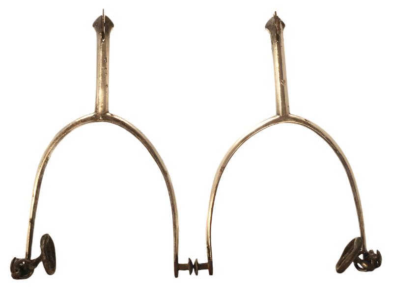 Pair of Fine 19th Century Steel Spurs