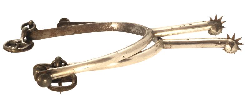 Pair of Fine 19th Century Steel Spurs