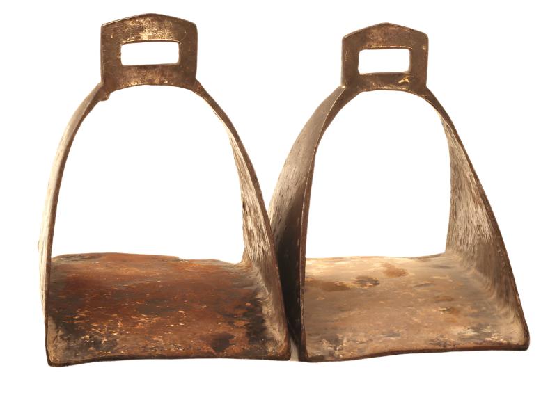 Pair of Ottoman or Islamic Stirrups