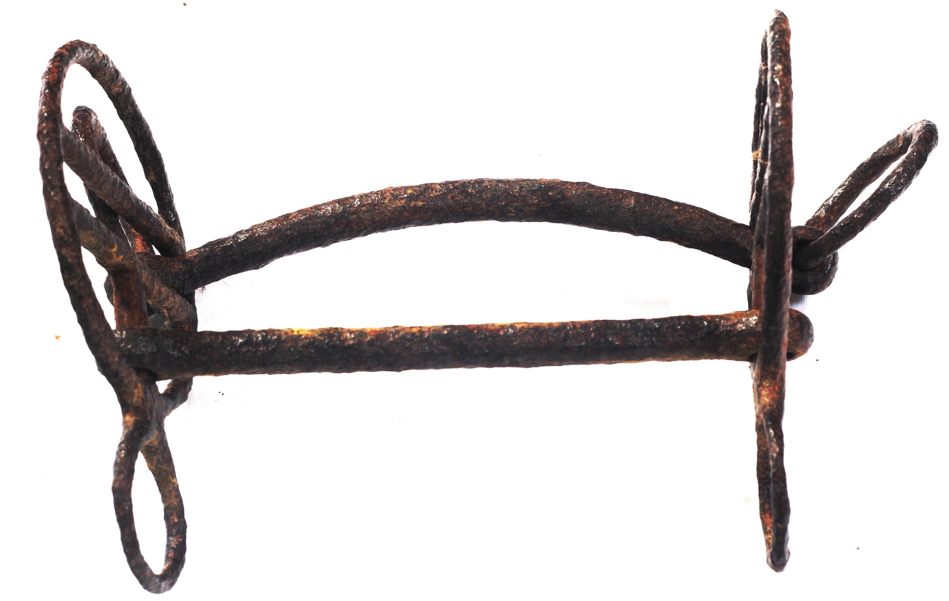 A 19th Century Double Mouth Steel Harness Bit