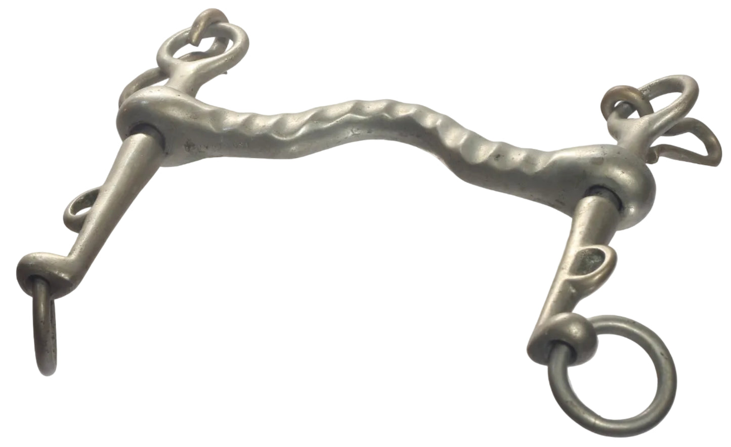 Small nickel Weymouth horse bit