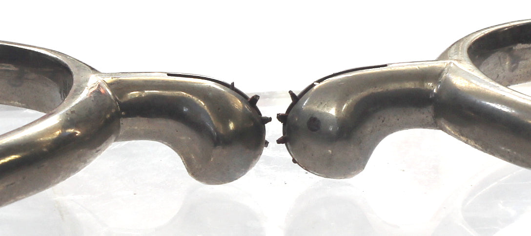 Pair of Maxwell Spurs with Buttons and Buckles