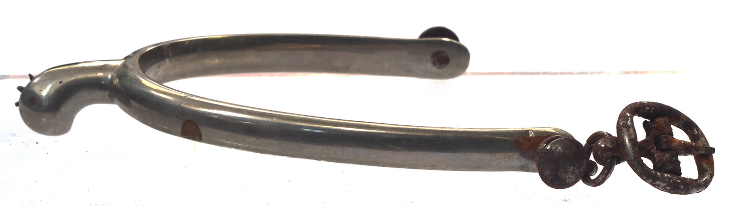 Pair of Maxwell Spurs with Buttons and Buckles