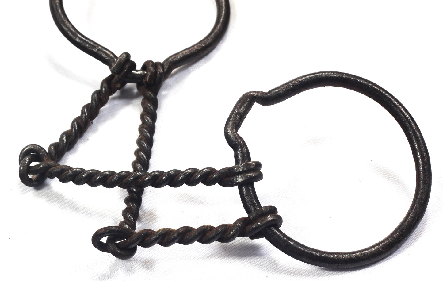 A Twisted Wire Double Mouthpiece Bit