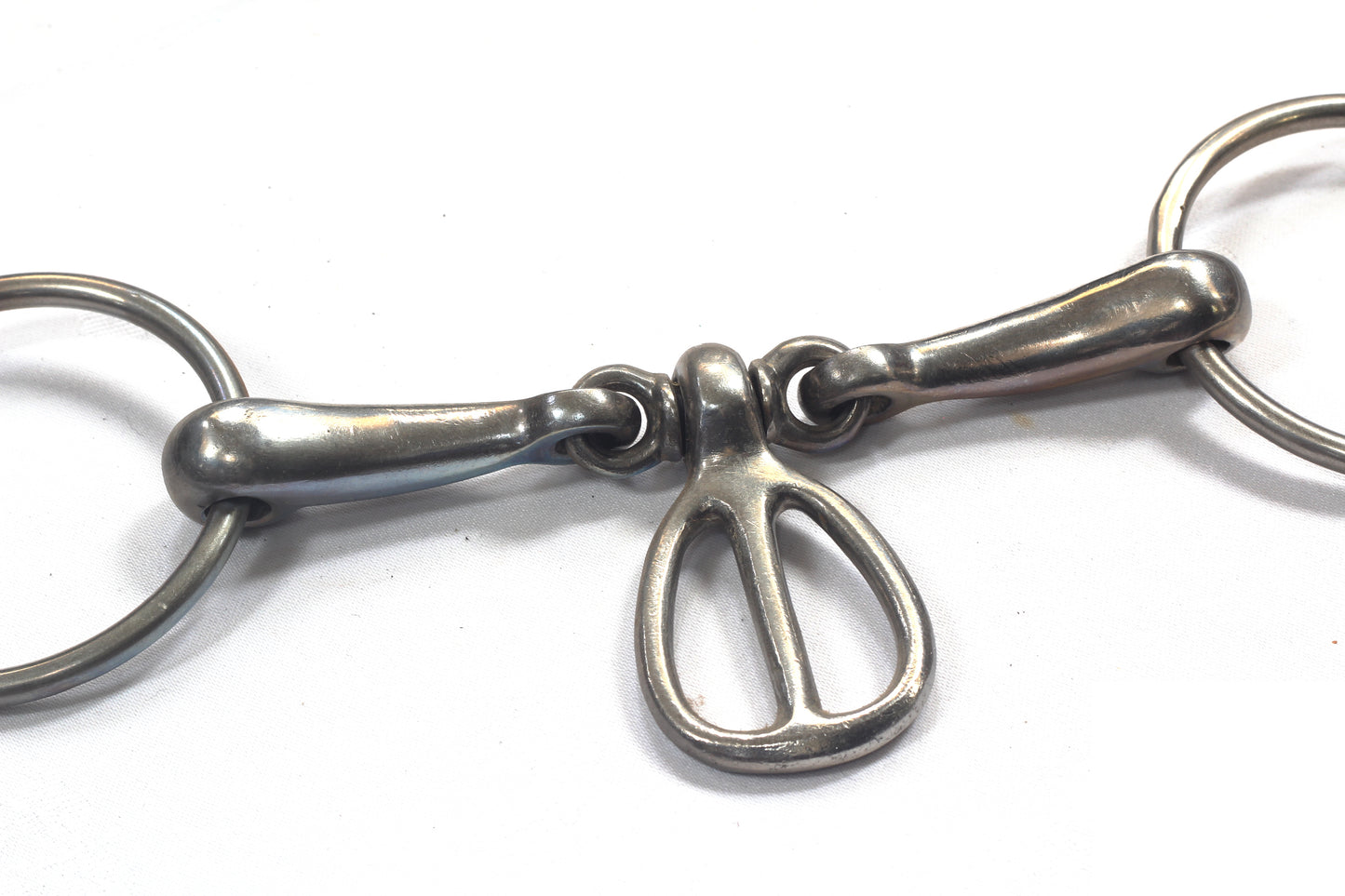 A Nagbutt Snaffle bit with Tongue Grid