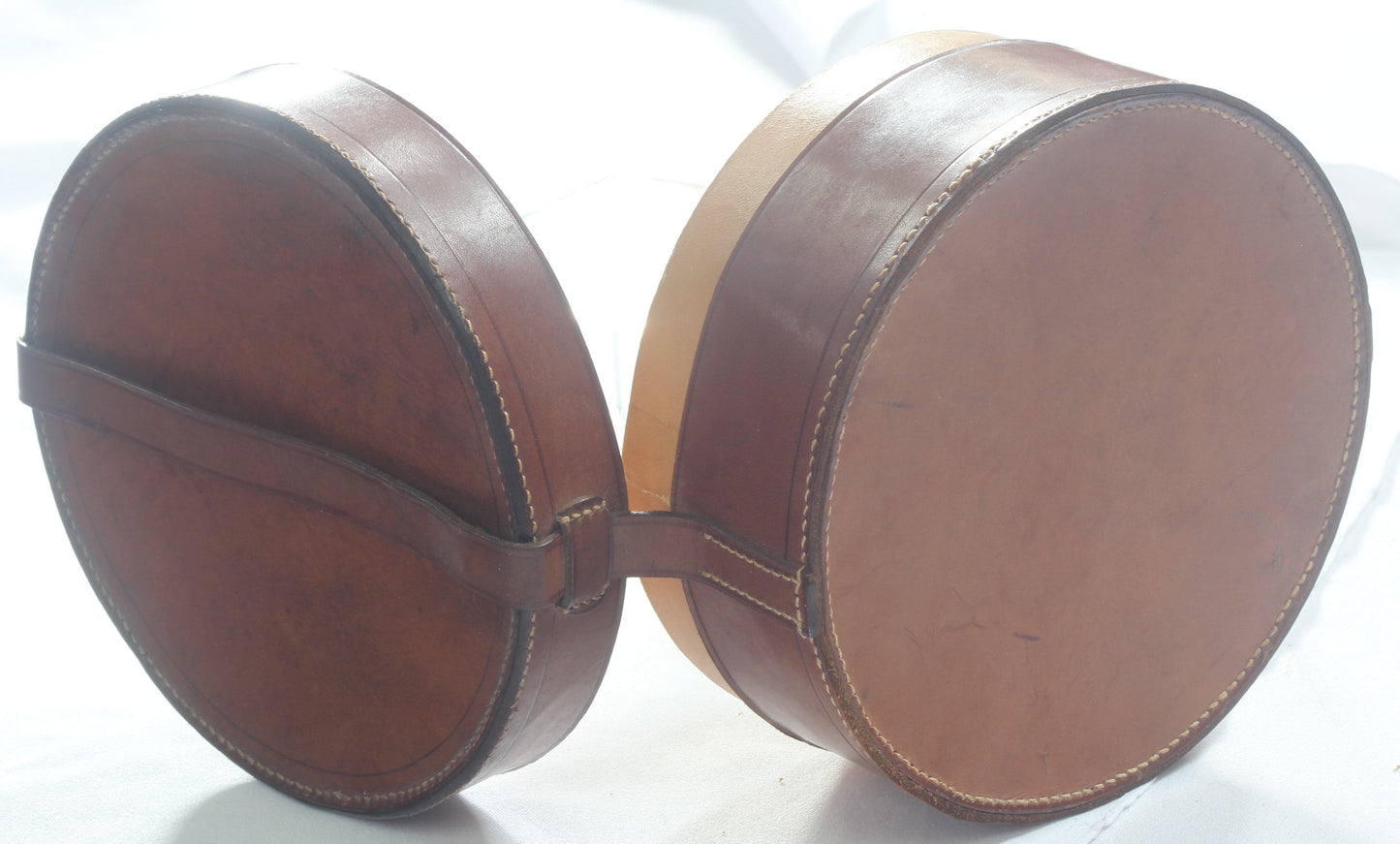 Vintage Leather Collar Box