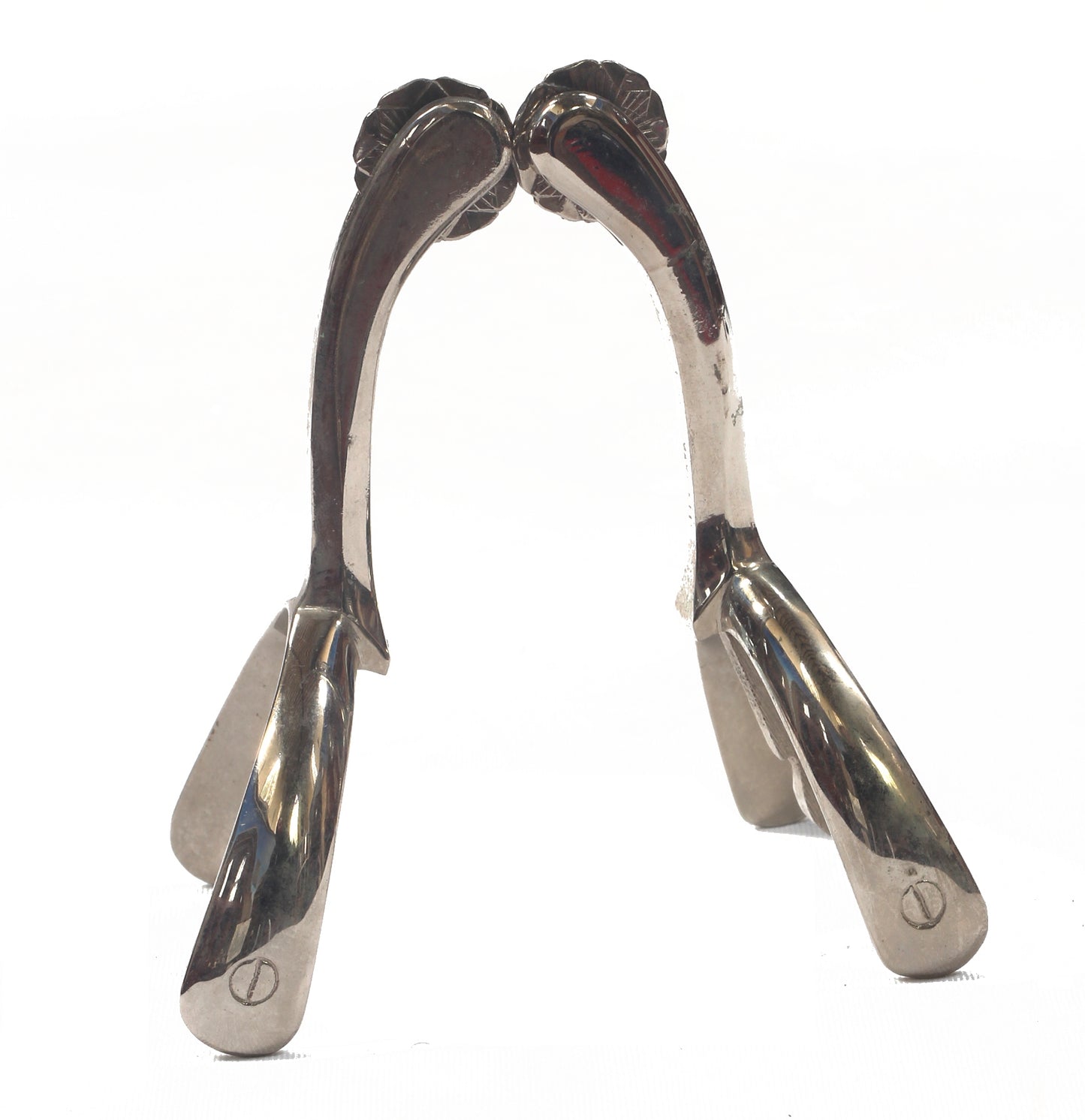 Pair of Swan Necked Mess Dress Box Spurs by Maxwell
