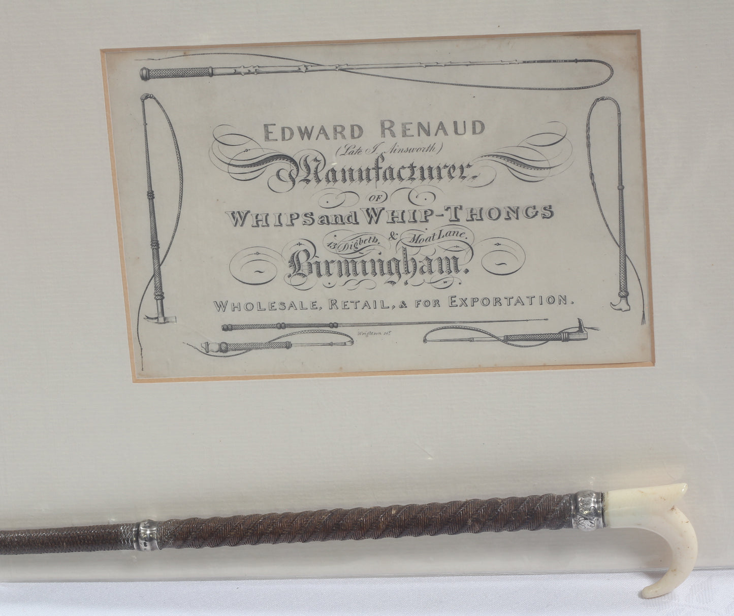 Georgian sidesaddle whip