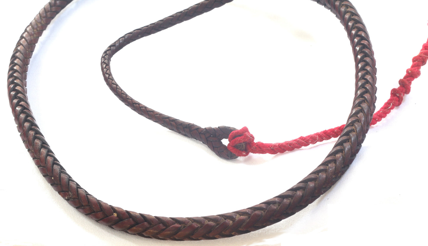 Vintage Malacca Hunting Whip with Thong - w1863