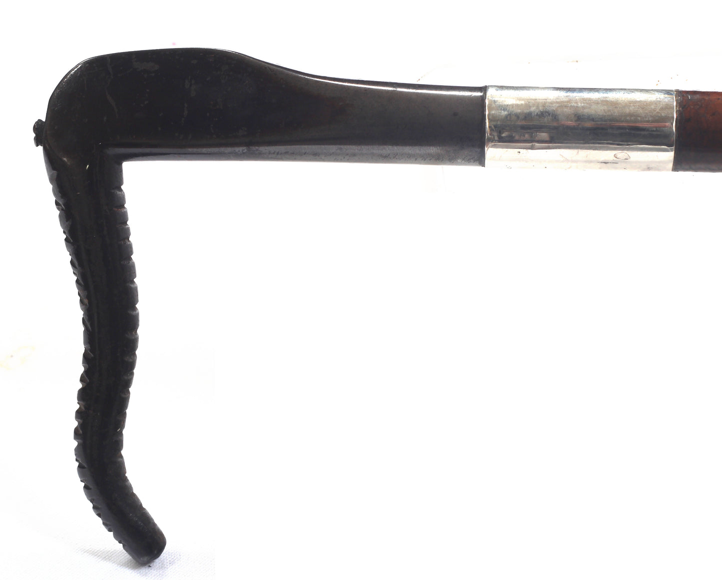 Victorian hunting whip with axe