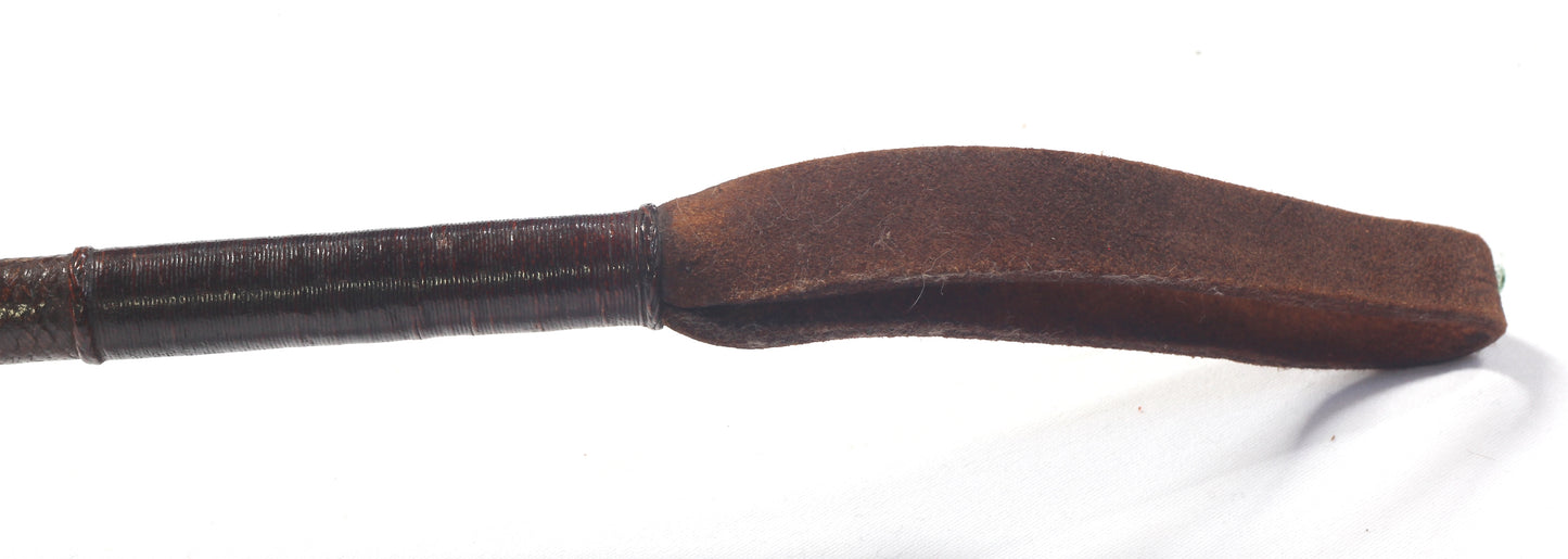 Victorian hunting whip with axe
