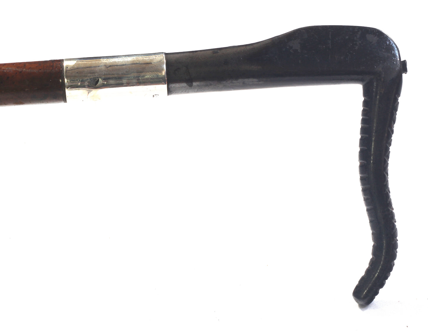 Victorian hunting whip with axe