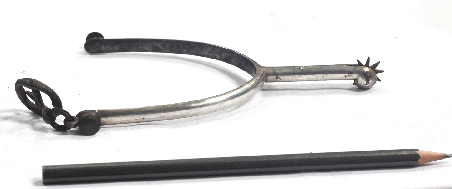 Pair of Fine Plated Steel 19th Century Racing Spurs