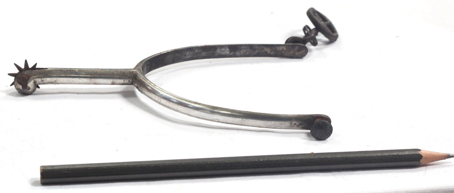 Pair of Fine Plated Steel 19th Century Racing Spurs