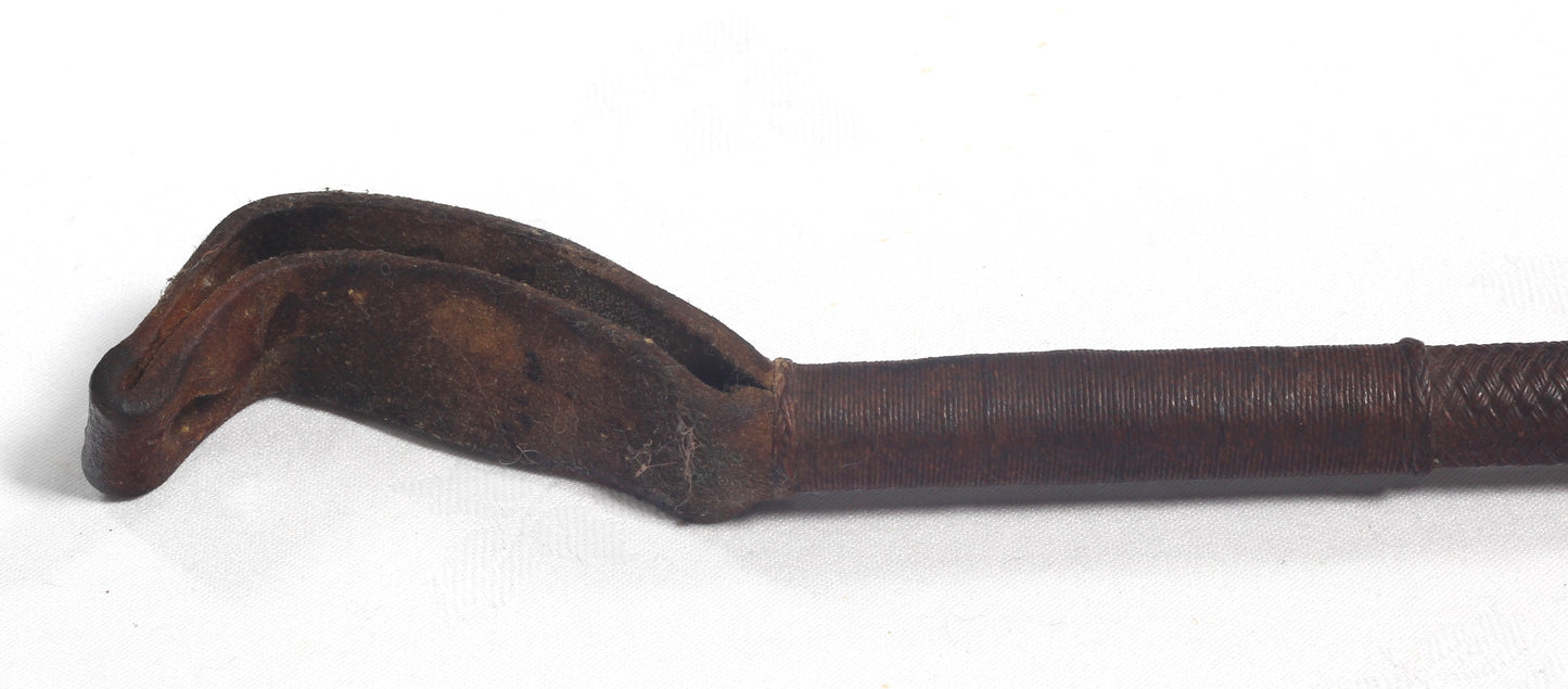 Antique Swaine hunting whip