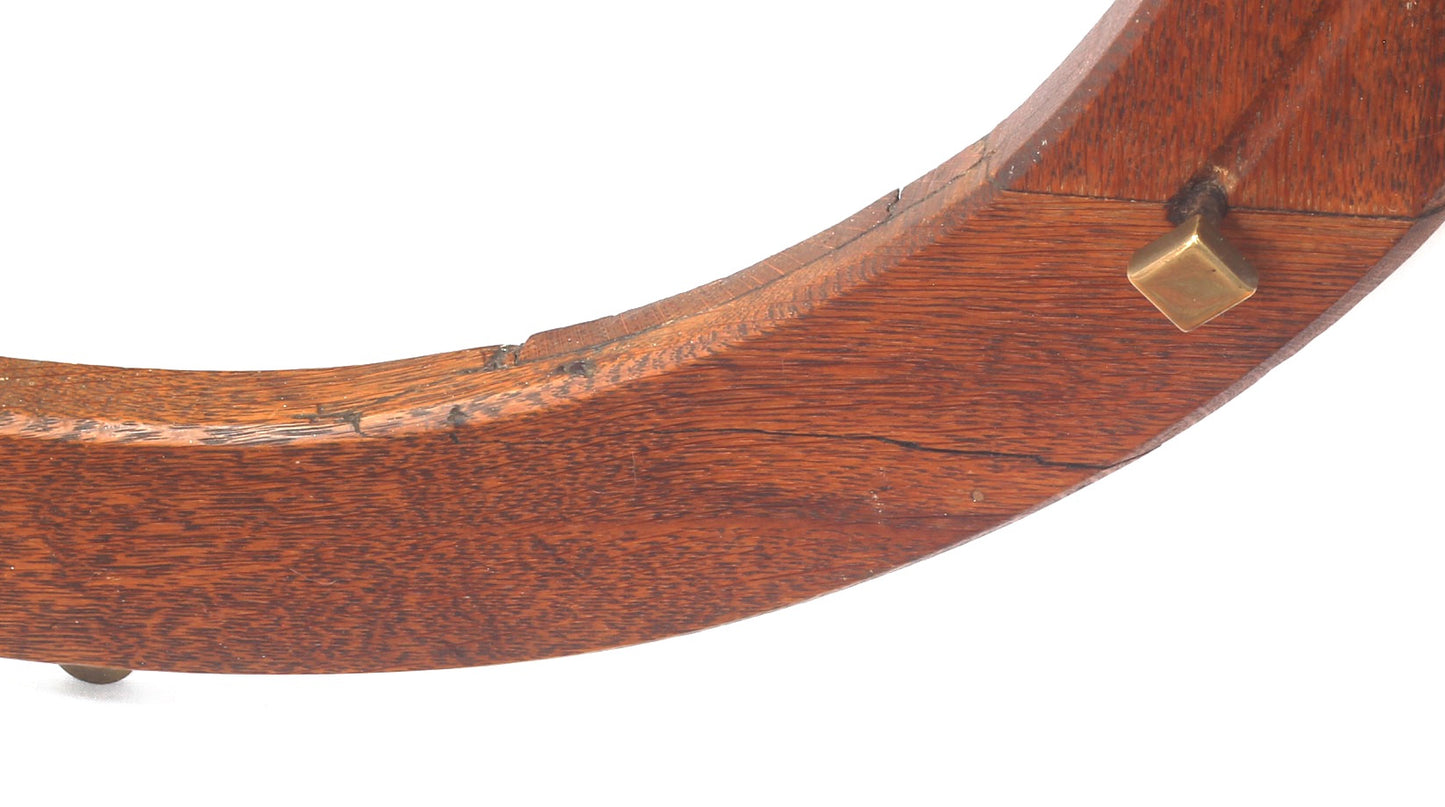 Pair Vintage Oak Horseshoe Whip or Coat Racks
