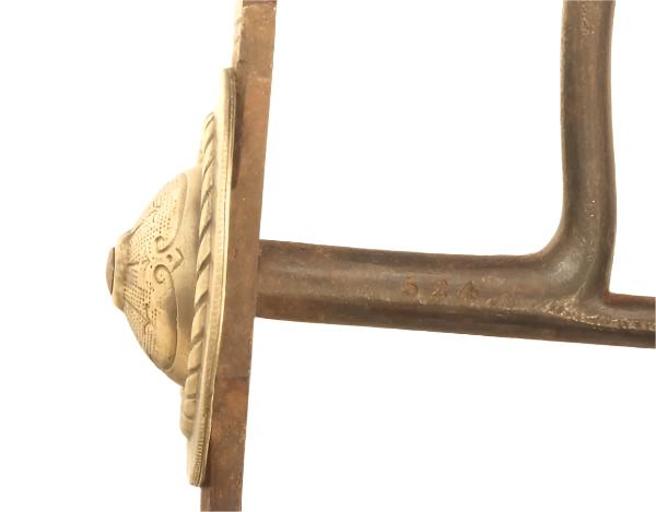 A South American Bit with Silver Cheek Decoration