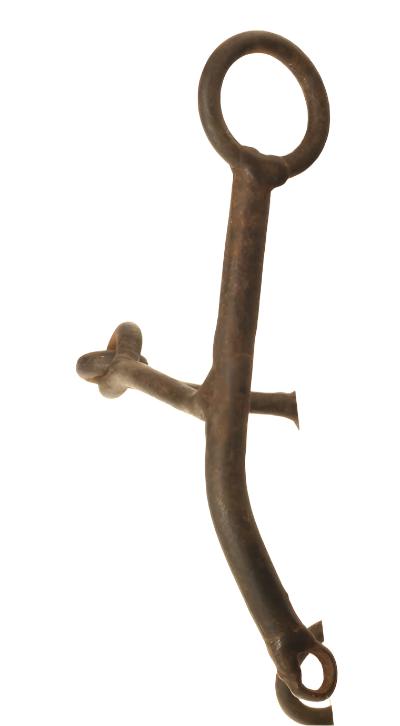 Hand forged horse bit
