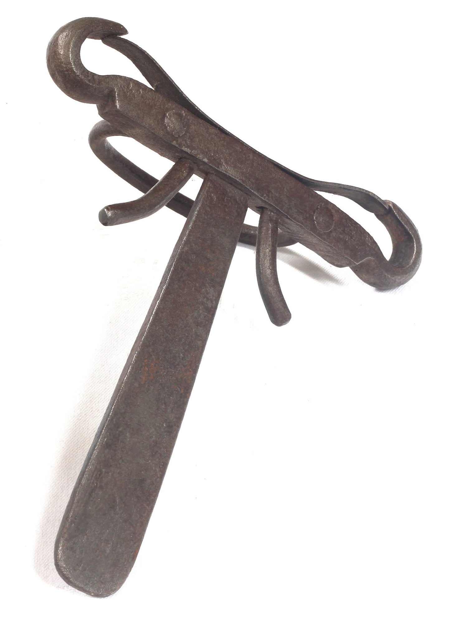 A Steel Spring or Butterfly Bit with Tongue Plate