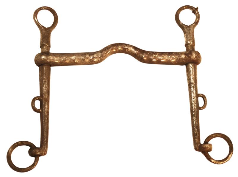 A Large Steel Military Weymouth Bit