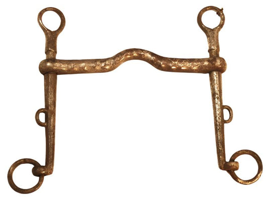A Large Steel Military Weymouth Bit