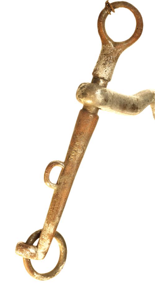 A Large Steel Military Weymouth Bit