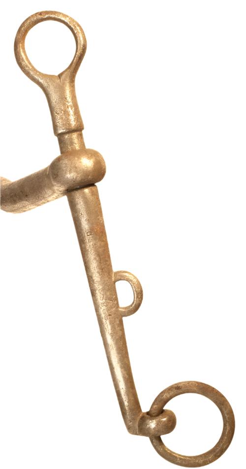 A Large Steel Military Weymouth Bit