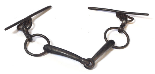 WW1 1914 Steel T Bar Bradoon or Watering Snaffle - Bit850